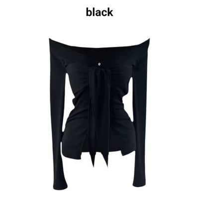 ♡正韓♡小心機綁帶上衣7