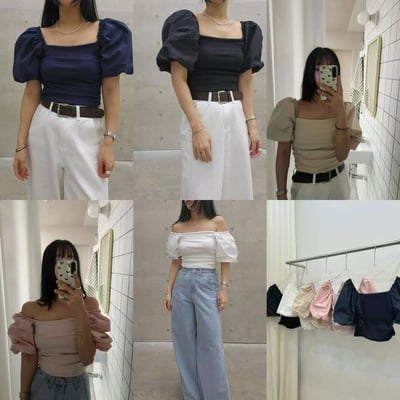 ♡正韓♡法式泡泡袖上衣3