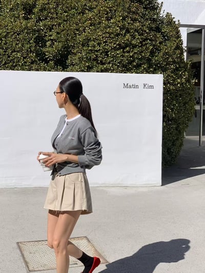 ♡正韓♡不修邊高腰短褲15