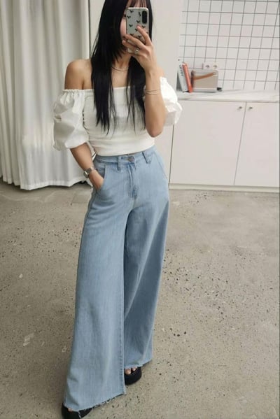 ♡正韓♡法式泡泡袖上衣1