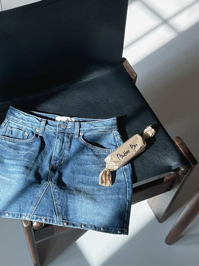 ♡正韓♡卯丁牛仔褲裙8