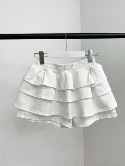 ♡正韓♡棉鬆緊蛋糕褲裙12