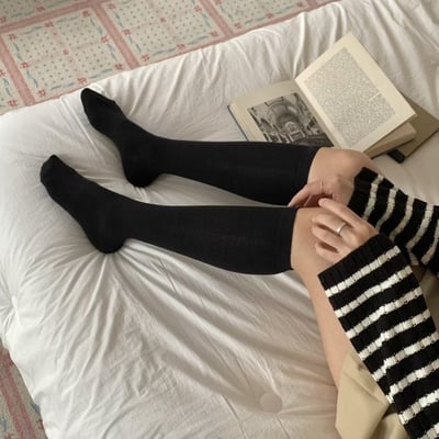 ♡正韓♡素色膝下襪3