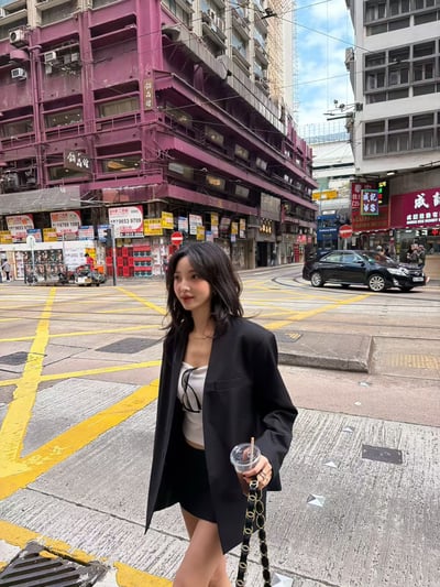 ♡正韓♡可拆領口袋西裝外套4