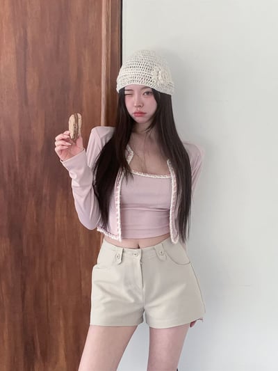 ♡正韓♡挺版西裝面料短褲3