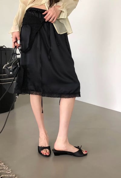 ♡韓國白月光蝴蝶結低跟鞋♡8