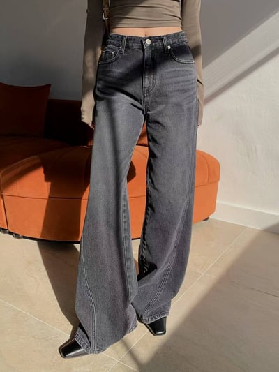 ♡正韓♡復古刷色牛仔褲13