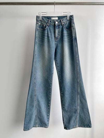 ♡正韓♡復古刷色牛仔褲10