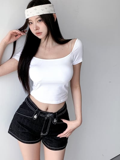 ♡正韓♡細肩帶Bra短上衣9