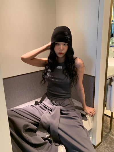 ♡正韓♡美式條碼肩帶背心11