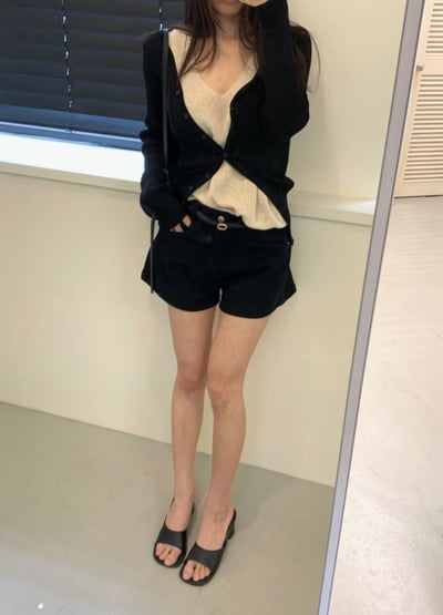 ♡正韓♡百搭雙口袋短褲8