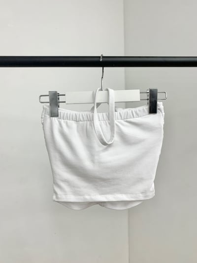 ♡正韓♡性感掛脖抓皺排扣上衣10