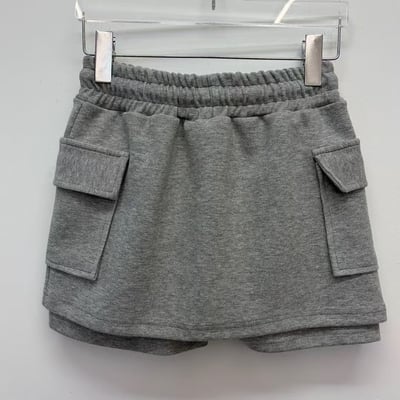 ♡正韓♡工裝風鬆緊棉裙8