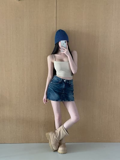 ♡正韓♡卯丁牛仔褲裙5