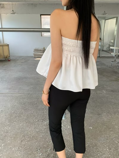 ♡正韓♡醋酸月光平口上衣3