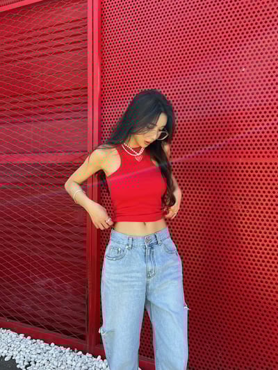 ♡正韓♡雙挖肩背心3