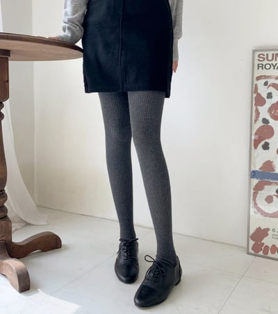 ♡正韓♡棉質條紋連身褲襪3