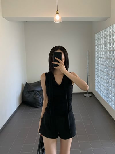 ♡正韓♡純慾垂墜領帶背心3