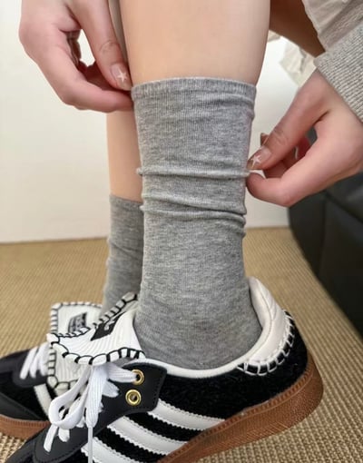 ♡正韓♡夏日百搭素色襪子5