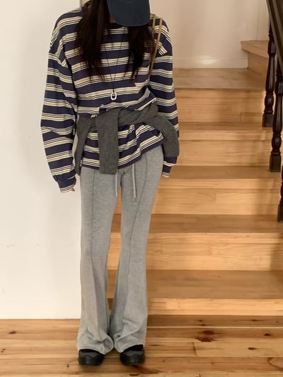 ♡正韓♡巨顯瘦鬆緊抽繩褲8