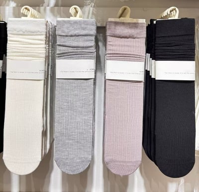 ♡正韓♡超親薄親膚網眼透氣小腿襪10