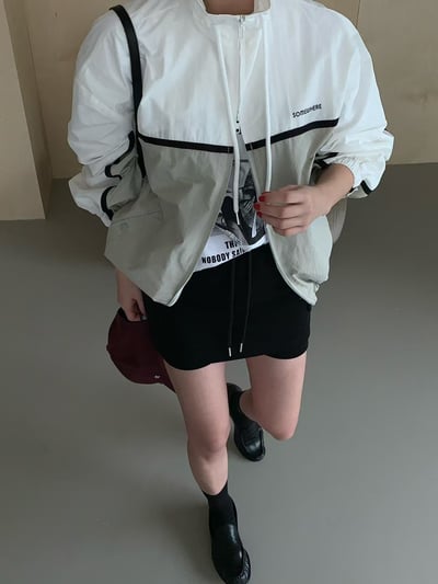 ♡正韓♡工裝風鬆緊棉裙3