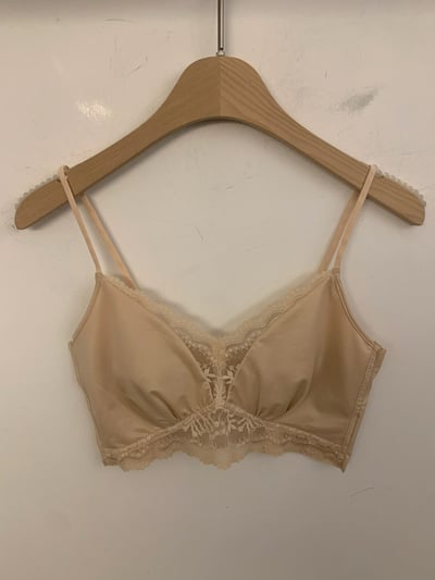 ♡正韓♡微光蕾絲半身bratop7