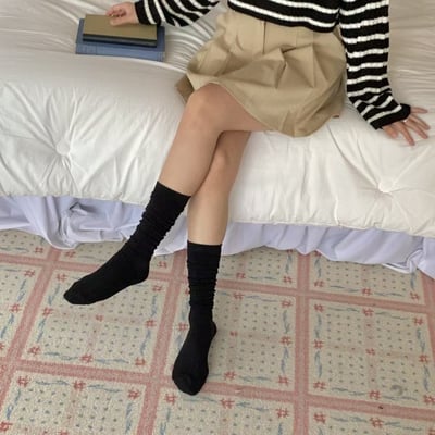 ♡正韓♡素色膝下襪5