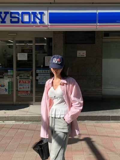 ♡正韓♡交叉下擺荷葉背心上衣3