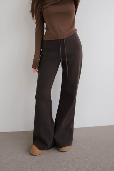 ♡正韓♡鬆緊抽繩百搭褲12