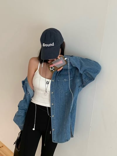 ♡正韓♡刺繡字母bra top4