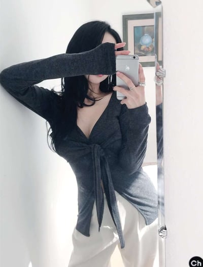 ♡正韓♡小心機綁帶上衣2