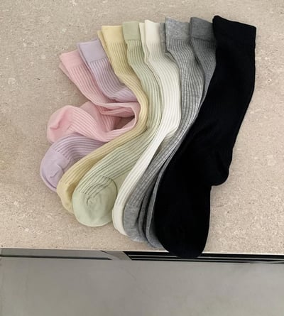 ♡正韓♡夏季糖果色網紗襪1