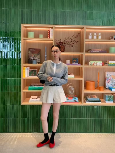 ♡正韓♡不修邊高腰短褲12