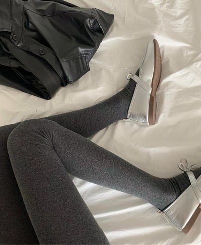 ♡正韓♡棉質素面連身褲襪3