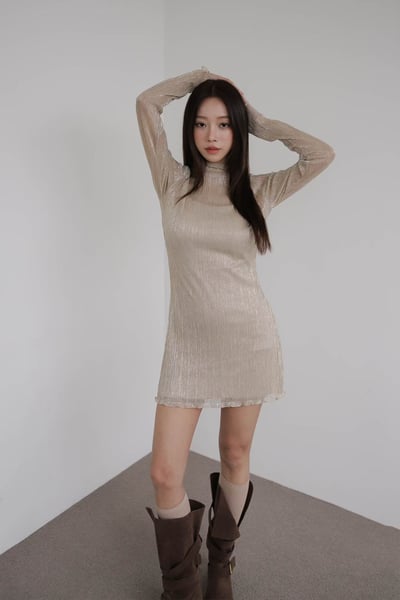 ♡正韓♡微透膚兩件長上衣7