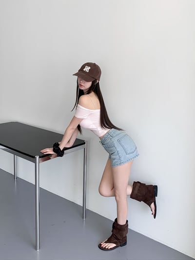 ♡正韓♡細肩帶Bra短上衣3