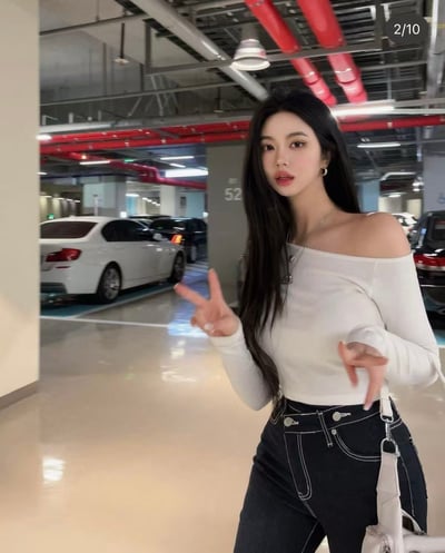 ♡正韓♡百搭斜肩素色上衣1