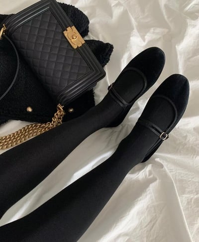 ♡正韓♡棉質素面連身褲襪8