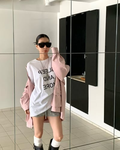 ♡正韓♡縮腰雙邊大口袋風衣外套11