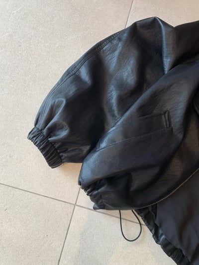 ♡正韓♡設計品牌時髦雙口袋皮外12