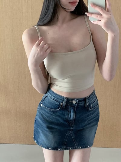 ♡正韓♡卯丁牛仔褲裙6