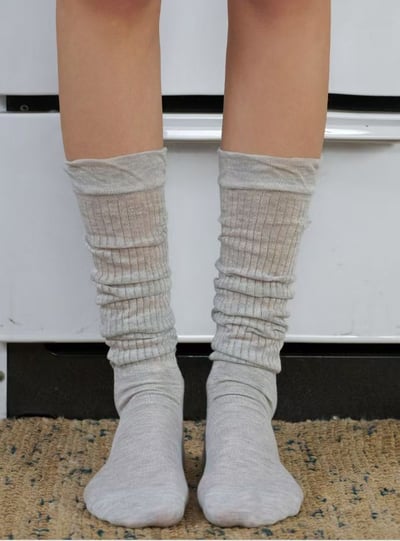 ♡正韓♡春款堆堆透長襪4