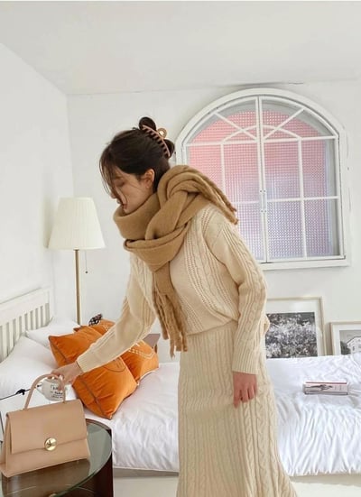 ♡超百搭多色圍巾♡8