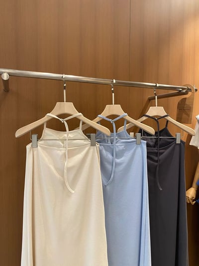 ♡正韓♡bra掛脖露背洋裝10