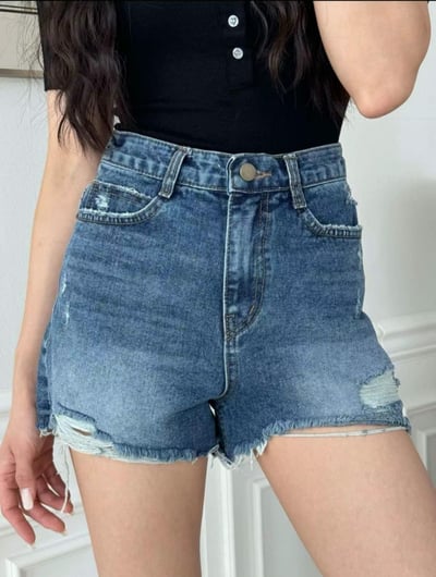 ♡正韓♡歐美刷破牛仔短褲2
