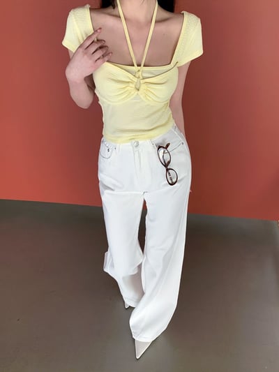 ♡正韓♡繞脖綁帶上衣3