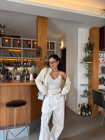 ♡正韓♡拼接紗領細肩背心12