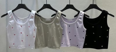 ♡正韓♡滿滿愛心短背心5