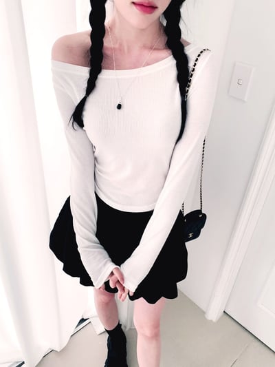 ♡正韓♡甜美雲朵短褲裙4